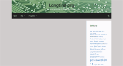 Desktop Screenshot of langtind.org